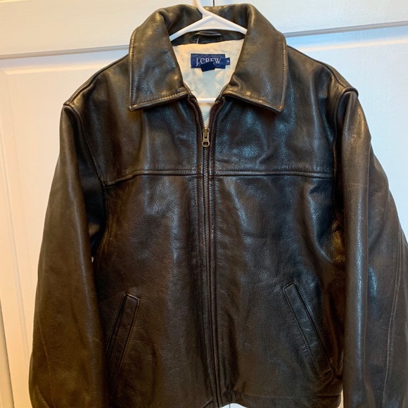 J. Crew Other - J. Crew Vintage Leather Jacket Brown Men’s Medium